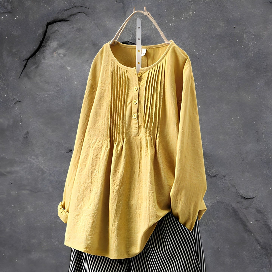 JULIA - PLEATED BLOUSE