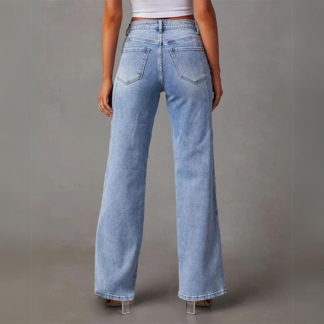 AUGUSTA - FLARED DENIM JEANS