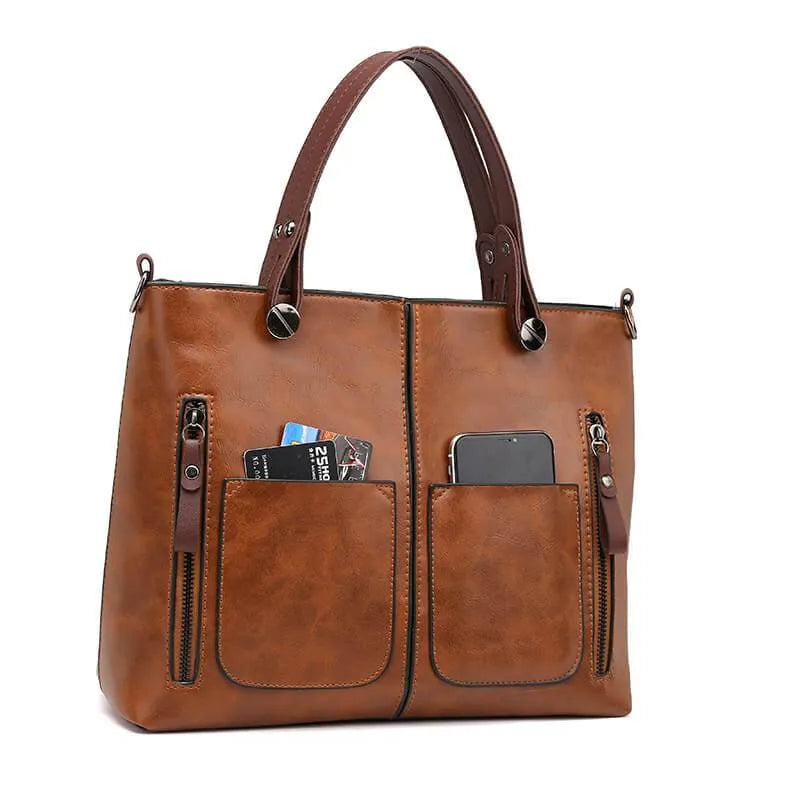 ALEXA - LEATHER SHOULDER BAG