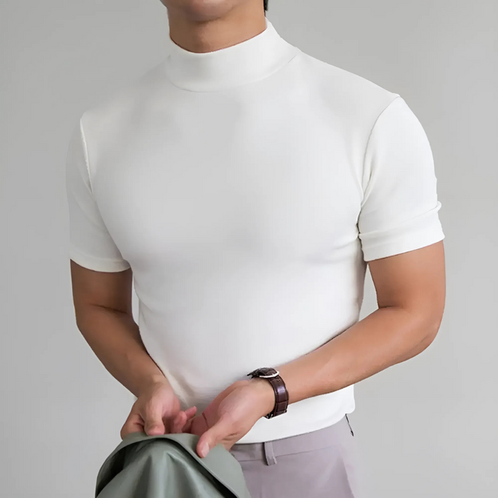 ARMANDO - MOCK NECK T-SHIRT