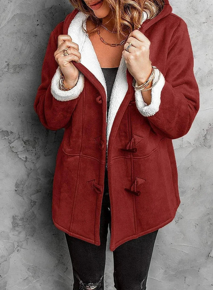 Julie - Hooded Fleece Coat