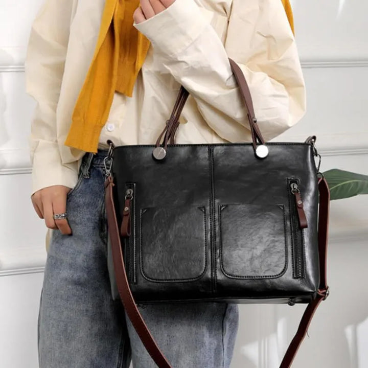 ALEXA - LEATHER SHOULDER BAG