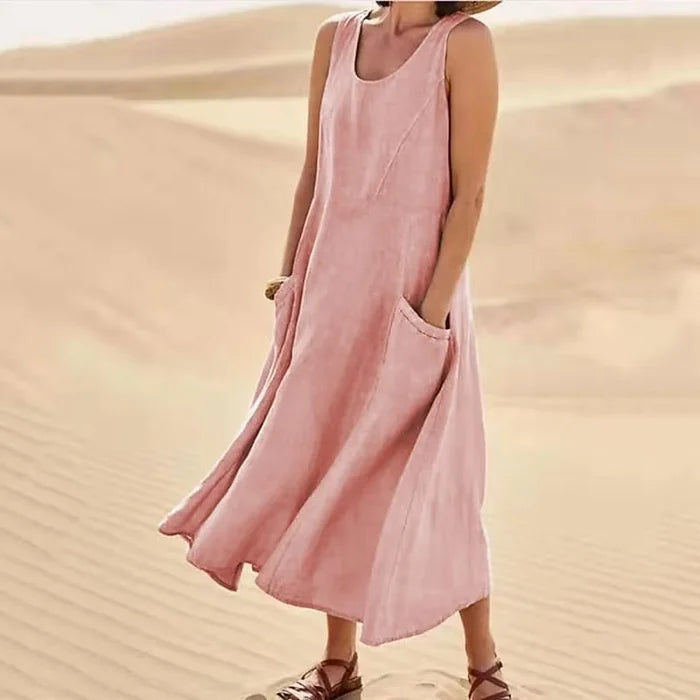 CATALINA - SLEEVELESS LONG DRESS