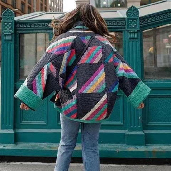 TULSA - RETRO MOSAIC COAT