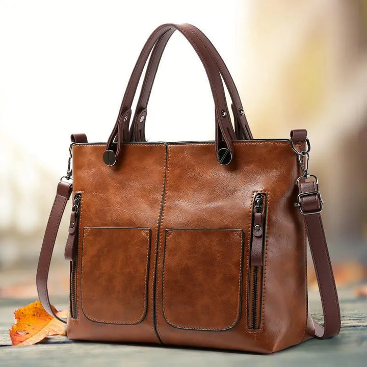 ALEXA - LEATHER SHOULDER BAG