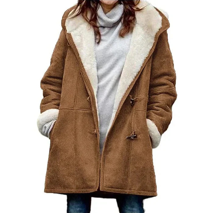 Julie - Hooded Fleece Coat