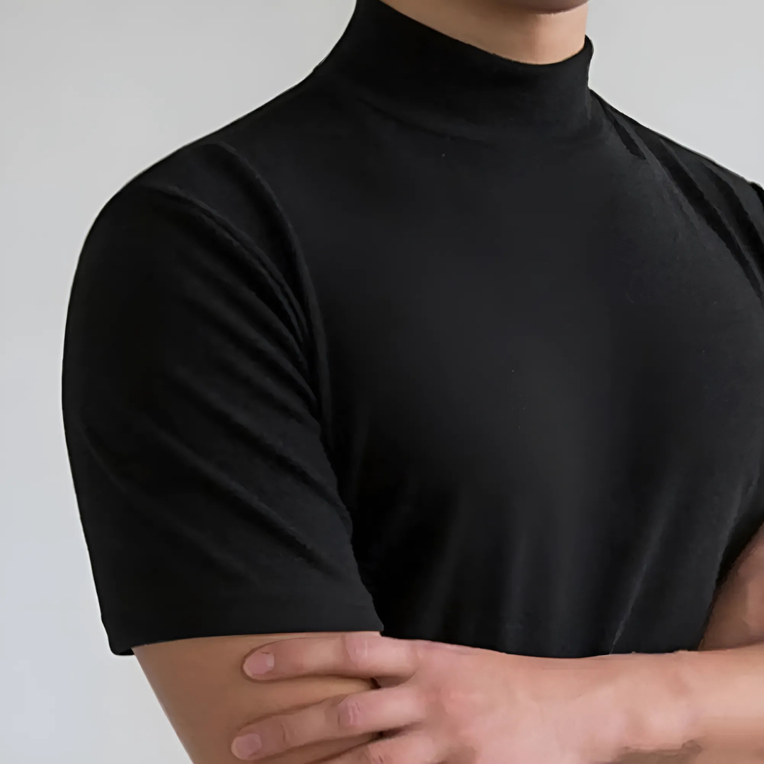 ARMANDO - MOCK NECK T-SHIRT