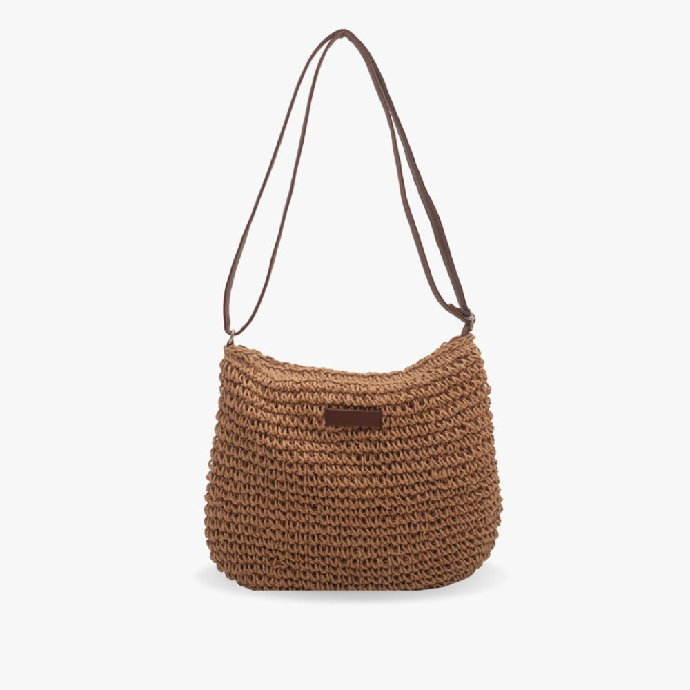 SIENNA - STRAW SHOULDER BAG