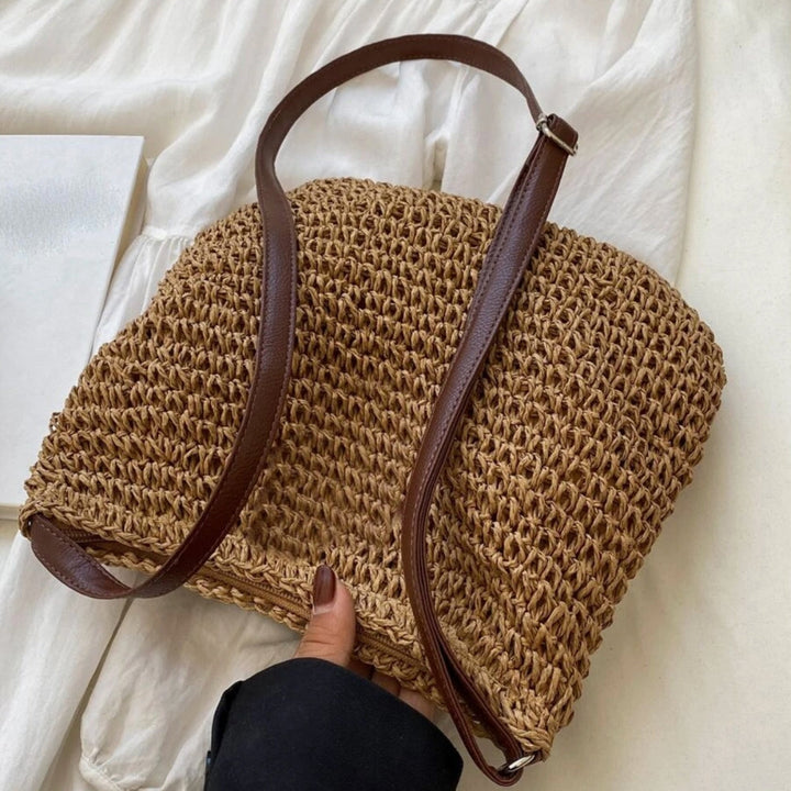 SIENNA - STRAW SHOULDER BAG