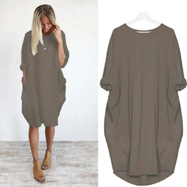 SELENA - RELAXED T-SHIRT DRESS