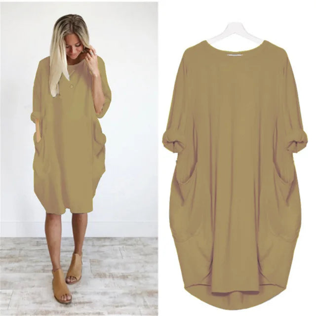 SELENA - RELAXED T-SHIRT DRESS