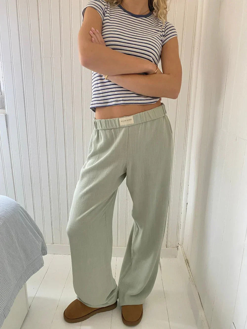 ARABELLA -  STOCKHOLM-STYLE TROUSERS