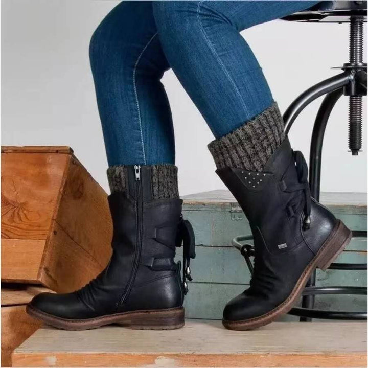 ANITA - WINTER LACE-UP BOOTS