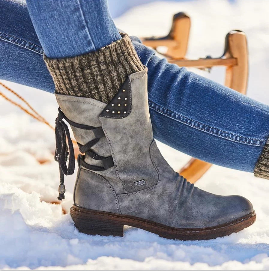 ANITA - WINTER LACE-UP BOOTS