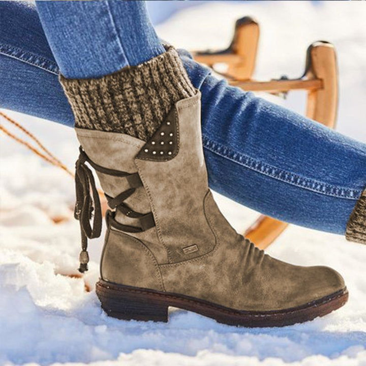 ANITA - WINTER LACE-UP BOOTS