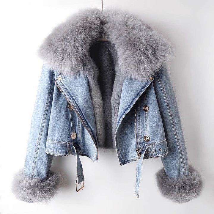 Olivia - Luxurious Denim Jacket