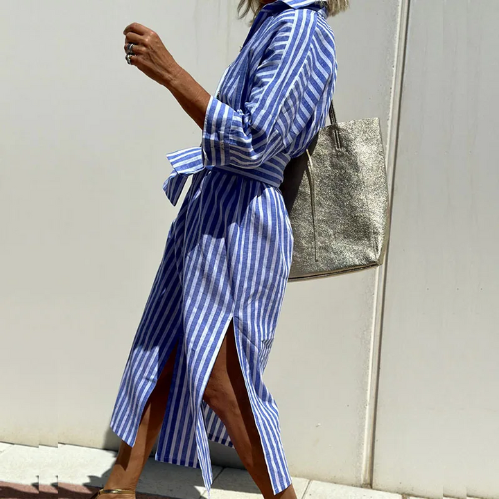 MADISON - RELAXED STRIPED SHIRT DRESS