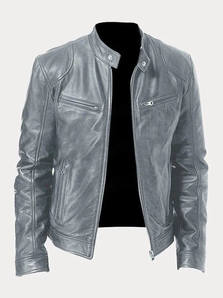 KEITH - CASUAL LEATHER JACKET