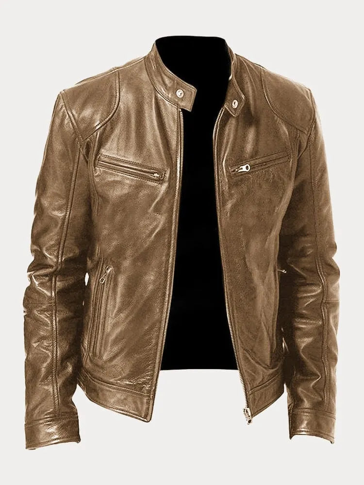 KEITH - CASUAL LEATHER JACKET