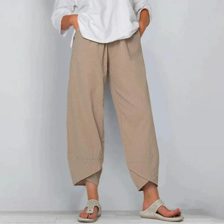 KIA - COTTON LINEN TROUSERS