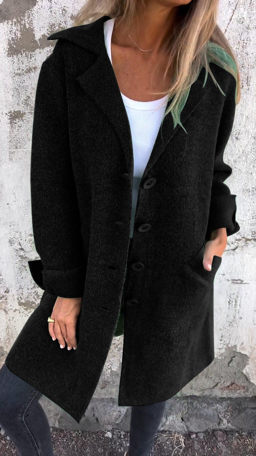 TAHLIA - LONG KNIT COAT