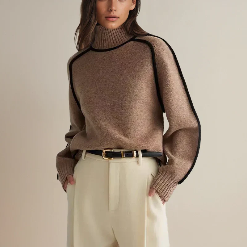 LYDIA - CHIC TURTLENECK SWEATER