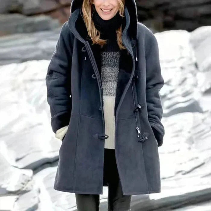 Julie - Hooded Fleece Coat