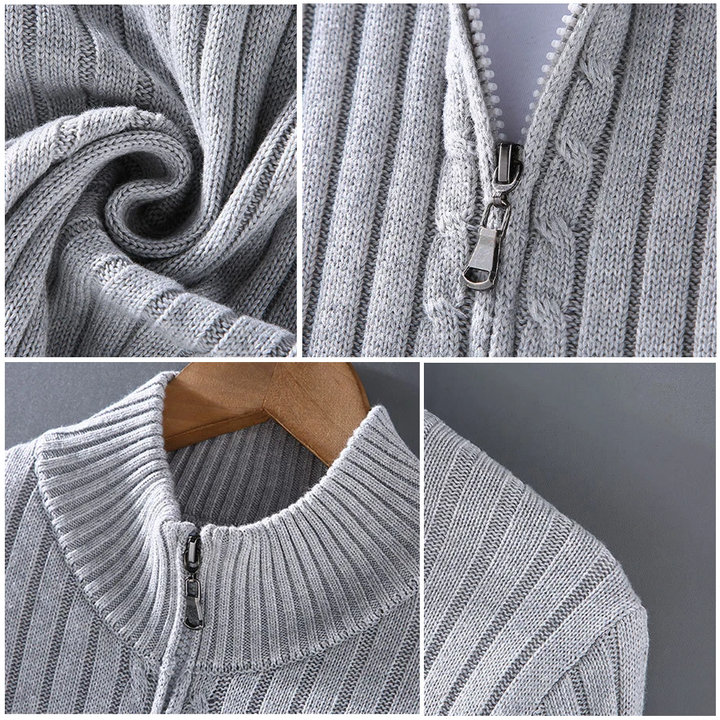 DRACO - MEN'S VINTAGE RIBBED CARDIGAN