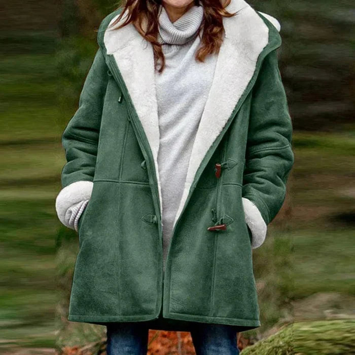 Julie - Hooded Fleece Coat