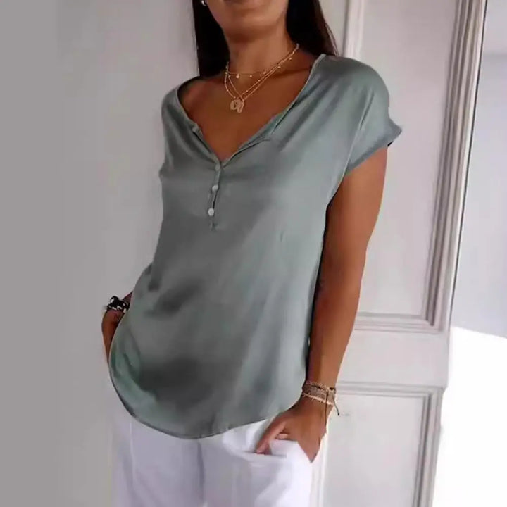 SITA - LIGHTWEIGHT V-NECK TOP (1 + 1 FREE)