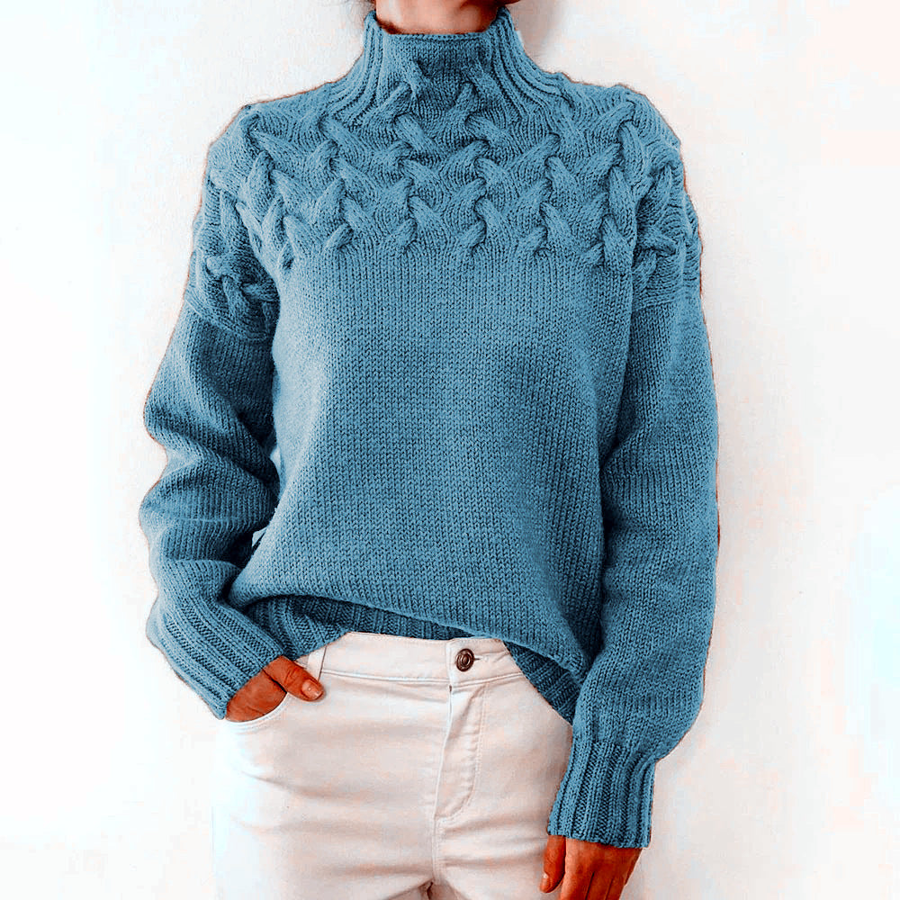 GRACE - WEAVED TURTLENECK