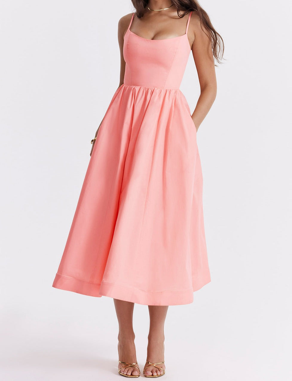 MISHA - SIMPLE MAXI DRESS