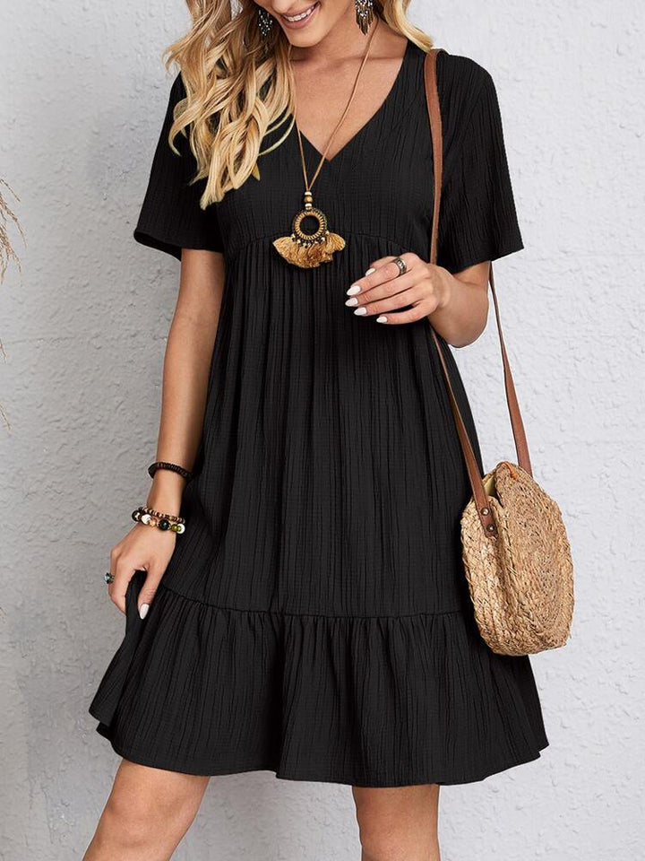 CESCA - RELAXED PLEATED DRESS