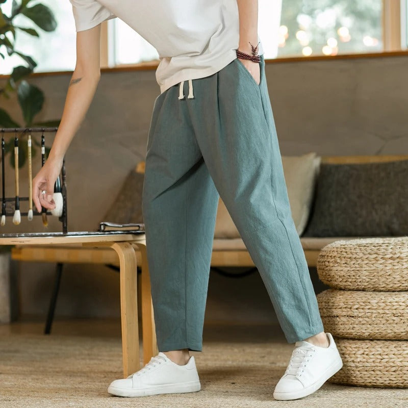 ZEUS - RELAXED DRAWSTRING TROUSERS