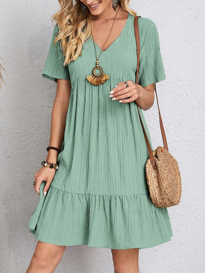 CESCA - RELAXED PLEATED DRESS